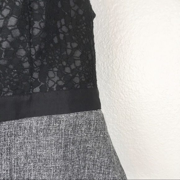 Peplum Tweed & Lace Style Shell - Picture 5 of 10